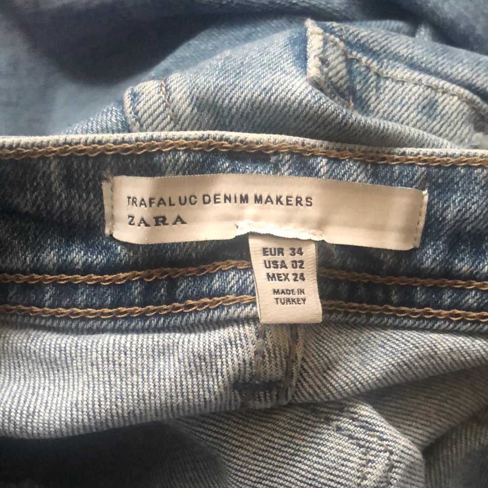 ZARA TRAFALUC distressed stretch jeans - Picture 5 of 6